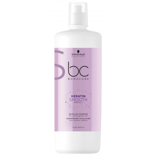 Schwarzkopf Professional BC Keratin Smooth Micellar Shampoo Micelārais šampūns gludiem matiem 250ml