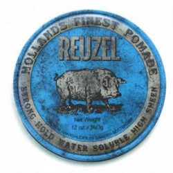 Reuzel Blue Strong Hold High Sheen Pomade Stipras fiksācijas matu pomāde 35g