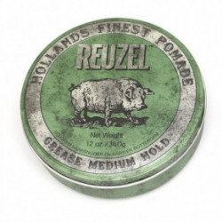 Reuzel Green Medium Hold Grease Vidējas fiksācijas matu pomāde 35g