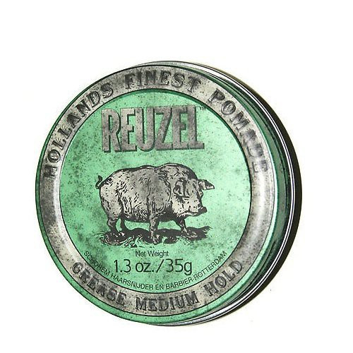 Reuzel Green Medium Hold Grease Matu vasks vidēji stiprai fiksācijai 340g