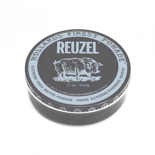 Reuzel Extreme Hold Matte Pomade Stipras fiksācijas, matēta matu pomāde 95g