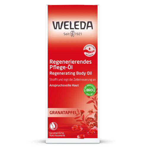 Weleda Pomegranate Regenerating Body Oil Atjaunojoša ķermeņa eļļa ar granātāboliem 100ml