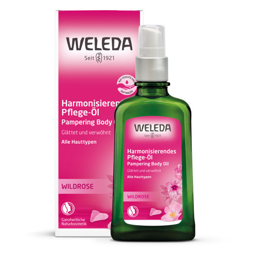 Weleda WildRose Pampering Body Oil Ķermeņa eļļa ar mežrozītēm 100ml