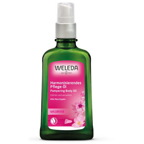 Weleda WildRose Pampering Body Oil Ķermeņa eļļa ar mežrozītēm 100ml