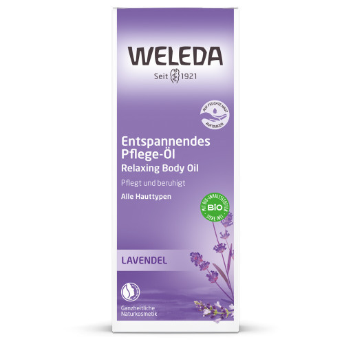 Weleda Lavender Relaxing Body Oil Relaksējoša ķermeņa eļļa ar lavandu 100ml