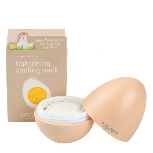 TONYMOLY Egg Pore Tightening Cooling Pack Poru savelkoša un atvēsinoša sejas mask 30g