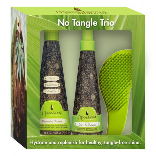 Macadamia Natural Oil No Tangle Trio Gift Set Matu kopšanas komplekts