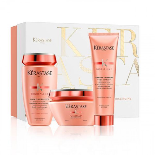 Kérastase Discipline Holiday Set Matu kopšanas komplekts 250ml+100ml+150ml