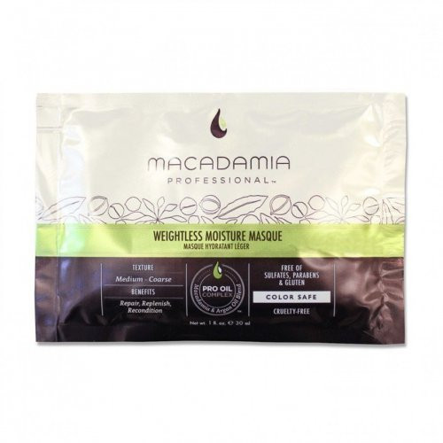 Macadamia Weightless Moisture Masque Mitrinoša matu maska 222ml