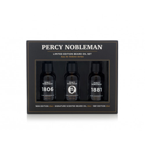 Percy Nobleman Limited Edition Beard Oil Set Bārdas eļļu komplekts 3x30ml