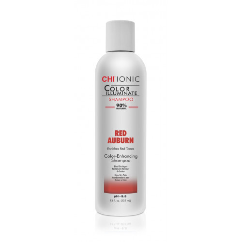 CHI Ionic Color Illuminate Red Auburn Shampoo Krāsu atjaunojošs šampūns 355ml