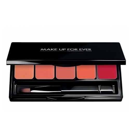 Make Up For Ever Lipstick Palette Lūpu krāsu palete ar otu 5x0.8g