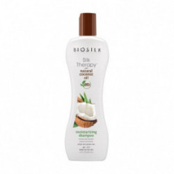 Biosilk Silk Therapy Moisturizing Shampoo Mitrinošs šampūns ar organisko kokosriekstu eļļu 355ml