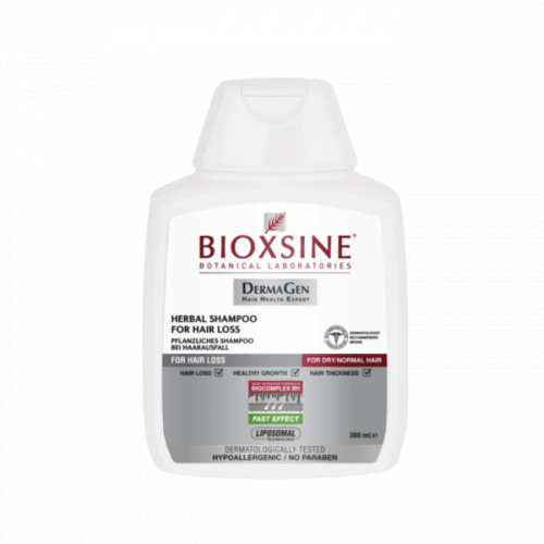 Bioxsine Dermagen Shampoo for Hair Loss Šampūns pret matu izkrišanu sausiem/normāliem matiem 300ml