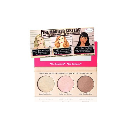 theBalm Manizer Sisters mirdzumu piešķirošs pūdera komplekts 8.5g