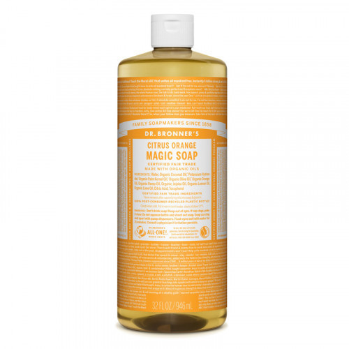 Dr. Bronner's Citrus-Orange Pure-Castile Liquid Soap Šķidrās ziepes 240ml