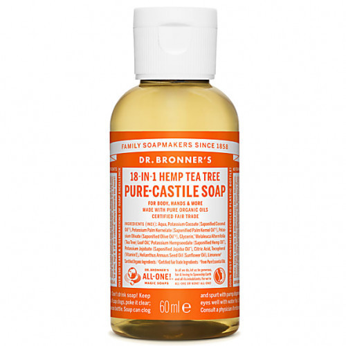 Dr. Bronner's Tea-Tree Pure-Castile Liquid Soap Šķidrās ziepes 240ml