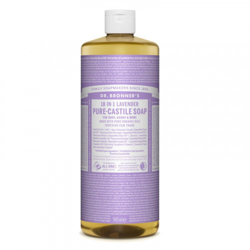 Dr. Bronner's Lavender Pure-Castile Liquid Soap Šķidrās ziepes 240ml