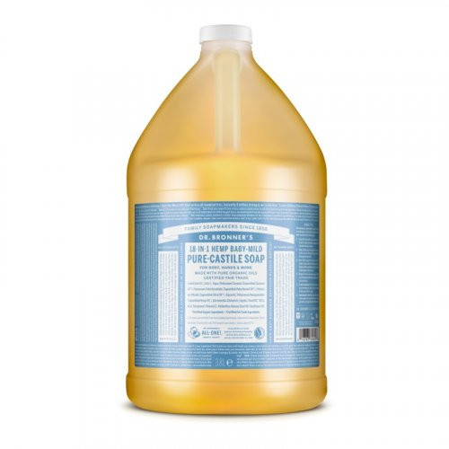 Dr. Bronner's Baby-Mild Unscented Pure-Castile Liquid Soap Šķidrās ziepes 240ml