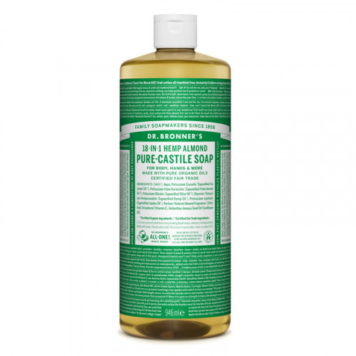 Dr. Bronner's Almond Pure-Castile Liquid Soap Šķidrās ziepes 240ml