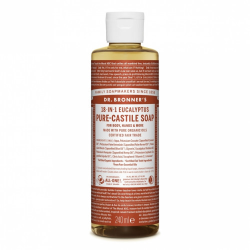 Dr. Bronner's Eucaliptus Pure-Castile Liquid Soap Šķidrās ziepes 240ml