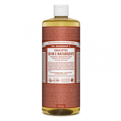 Dr. Bronner's Eucaliptus Pure-Castile Liquid Soap Šķidrās ziepes 240ml