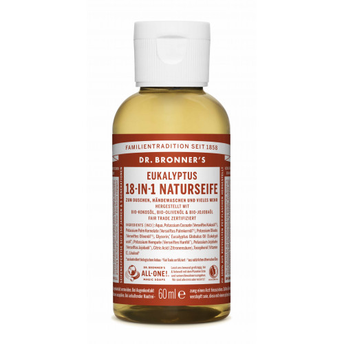 Dr. Bronner's Eucaliptus Pure-Castile Liquid Soap Šķidrās ziepes 240ml