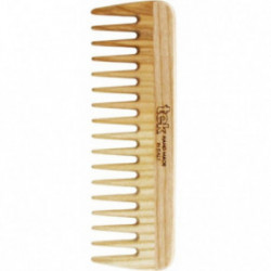 TEK Natural Small Hair Comb with Wide Teeth Matu ķemme ar retiem zobiems Rožinės