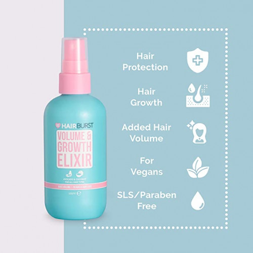 Hairburst Volume & Growth Elixir Eliksīrs matu apjomam un augšanai 125ml