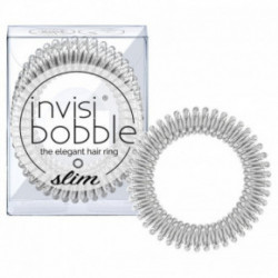 Invisibobble Slim matu gumija (Krāsa - Crystal Clear, 3 gab.) Royal Fudge