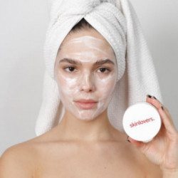 Skinlovers Clarifying mask AHA+BHA Acids + Brush Komplekts dziļi attīroša sejas maska + ota