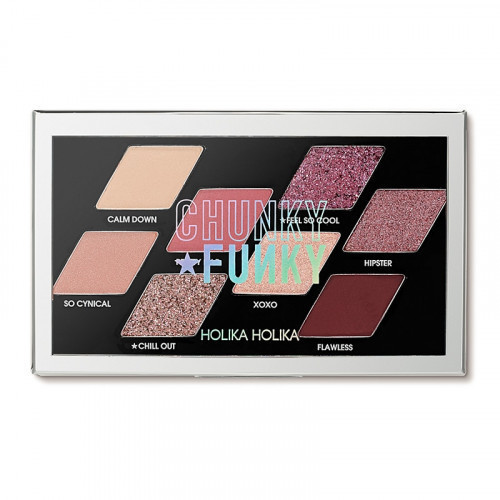 Holika Holika Chunky Funky Metal Shadow Palette Acu ēnu palete 02 Feel So Cool