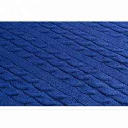 Nord Snow Merina vilnas pleds Triple Cable Style Melns Blue