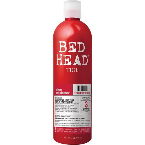 Tigi Bed Head Resurrection Super Repair Shampoo Šampūns trausliem matiem 400ml