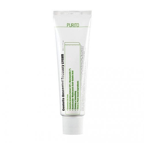 Purito Centella Unscented Recovery Cream Atjaunojošs krēms bez smaržas ar centellu 50ml