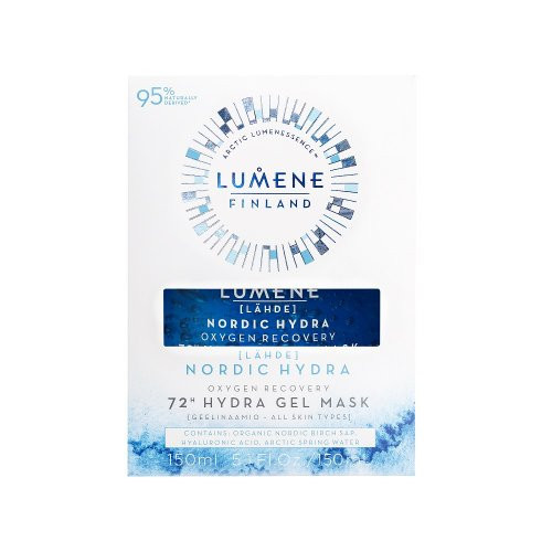 Lumene Nordic Hydra Oxygen Recovery 72h Hydra Gel Mask Mitrinoša maska sejai 150ml