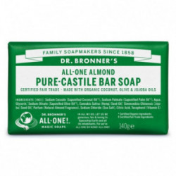 Dr. Bronner's Almond Pure-Castile Bar Soap Cietās ziepes 140g