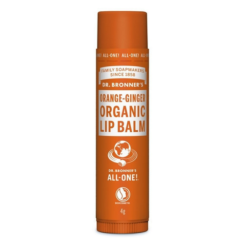 Dr. Bronner's Orange Ginger Organic Lip Balm Lūpu balzams 4g
