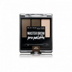 Maybelline Master Brow Pro Palette Deep Brown Komplekts uzacīm 3.4g