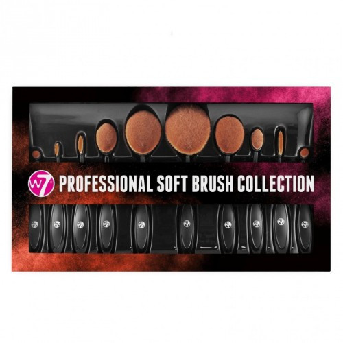 W7 Cosmetics Professional Soft Brush Collection Otu komplekts