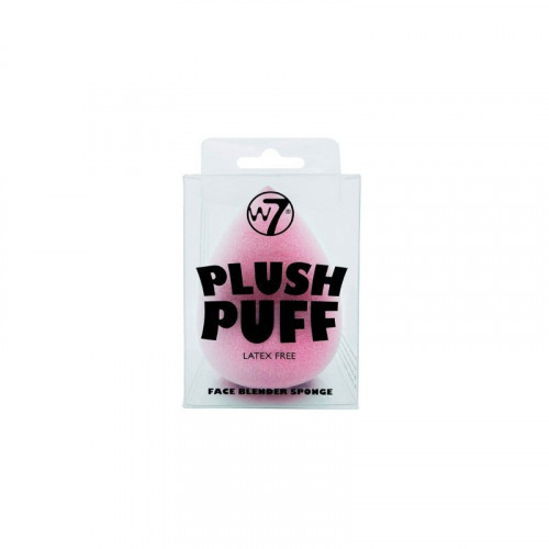 W7 Cosmetics Plush Puff Elipsveida grima sūklis Light Pink 1gab.