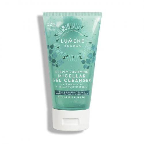 Lumene Puhdas Deeply Purifying Micellar Gel Cleanser Micelāra sejas mazgājamā želeja 150ml