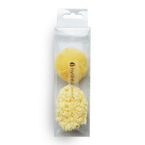 Hydrea London Cosmetic Sea Sponge Set Dabīgi kosmētikas sūkļi 2 gab.