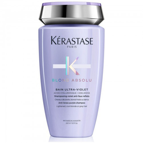 Kérastase Blond Absolu Bain Ultra-Violet Dzelteno toni neitralizējošs violets šampūns blondiem matiem 250ml