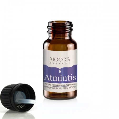 BIOCOS academy Essential Oil Blend Ēterisko eļļu maisījums ATMINTIS 10ml