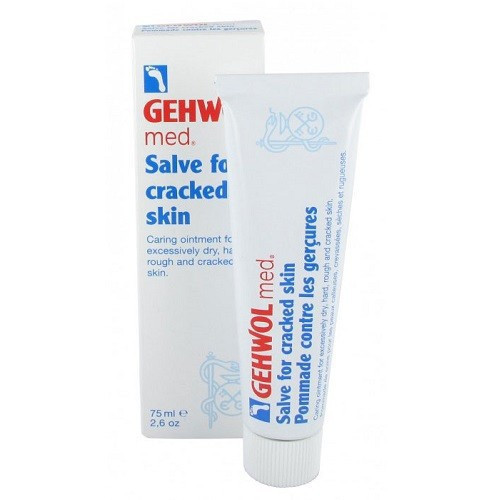 Gehwol Med Salve for Cracked Skin Krēms pēdu ādas sacietējumu mīkstināšanai 75ml