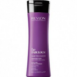 Revlon Professional Be Fabulous C.R.E.A.M. Hair Recovery Šampūns bojātiem matiem 250ml