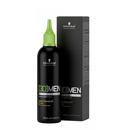 Schwarzkopf Professional 3D Men Anti-Dandruff Vīriešu toniks pret blaugznām﻿ 150ml