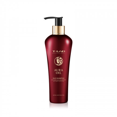 T-LAB Professional Aura Oil DUO Shampoo Šampūns greznam matu mīkstumam un dabiskam skaistumam 300ml