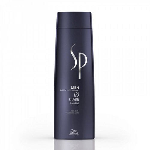 Wella SP Men Silver Shampoo Šampūns pret dzelteno pigmentu sirmiem matiem 250ml